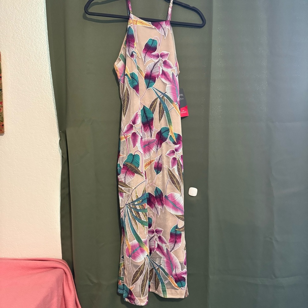 Tropical Floral Maxi Dress